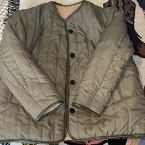 Topshop Reversible Quilted Jacket